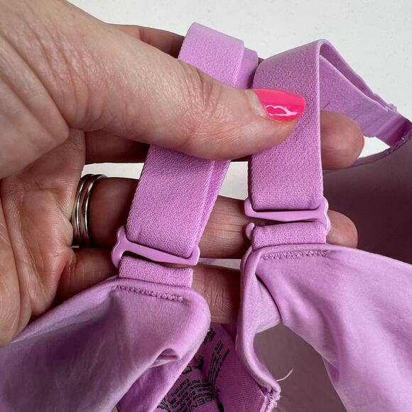 Maidenform 36D Bra Demi T-Shirt Purple Lace Lightly Padded Underwire DM7543 - Picture 7 of 16